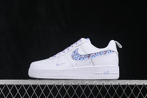 All categories Nk Air Force 1 Air Force series Nk Air Force 1 Low Air Force low-top Nike Air Force 1'07 Low "Ice Blue Leopard Shadow" Hand-painted graffiti Ice Blue Leopard Shadow Air Force 1 low-top casual sneakers FB8971-008